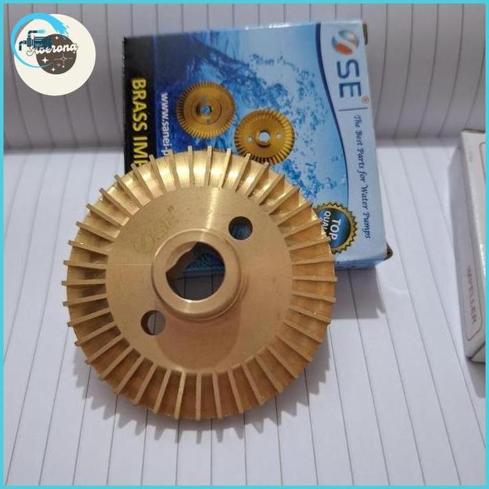 Kipas Impeller Kuningan Ps-105 Shimizu Ps 128 135 130 Bit - Impeler Pompa Air Simizu High Quality