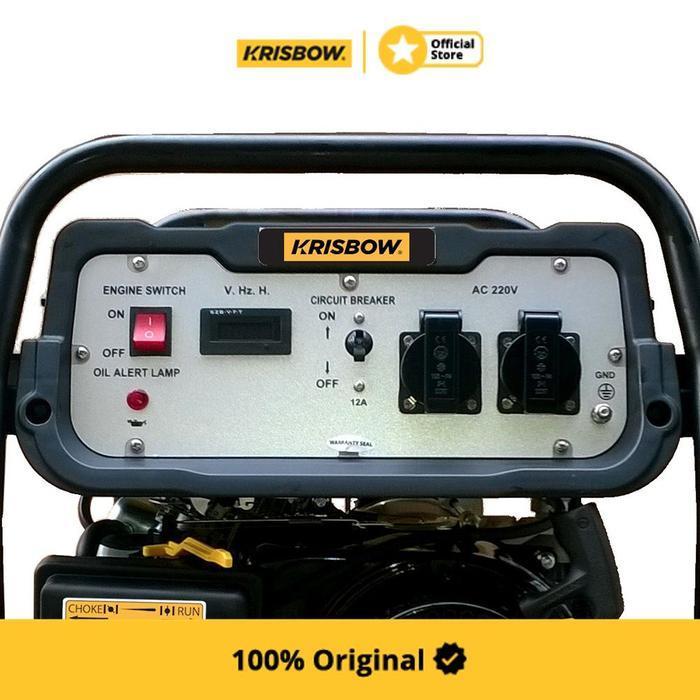 KRISBOW GENSET BENSIN 2800 W KRP28 GENERATOR LISTRIK PORTABLE POWER SUPPLY PROYEK RUMAH ORIGINAL DAN