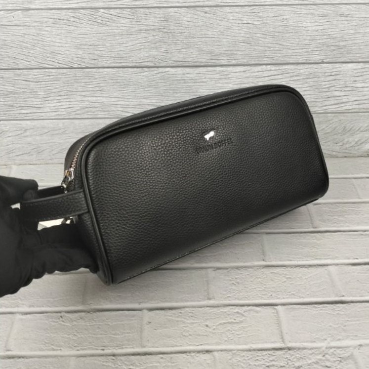 Tas pouch pria braun buffel tas tangan jinjing