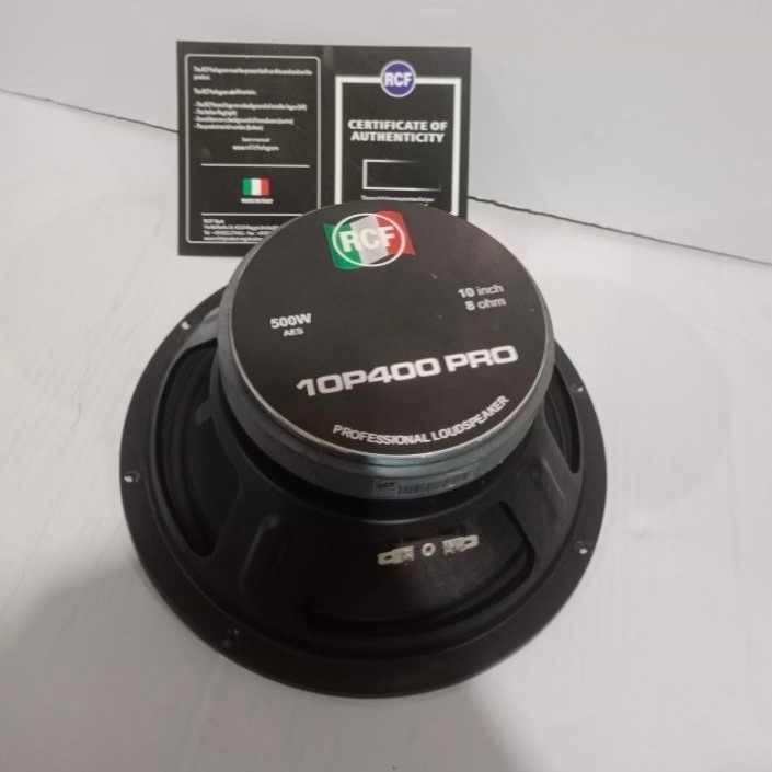 Speaker Komponen 10Inch RCF 10P400Pro Vc2Inch LowMid / Middle Balap Original RCF Grade A++