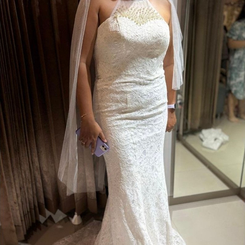 Jual Murah Sale Gaun Wedding Prewedding Gown Mermaid Big Size Jumbo
