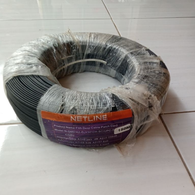 kabel fiber optik 2 core panjang 150 meter