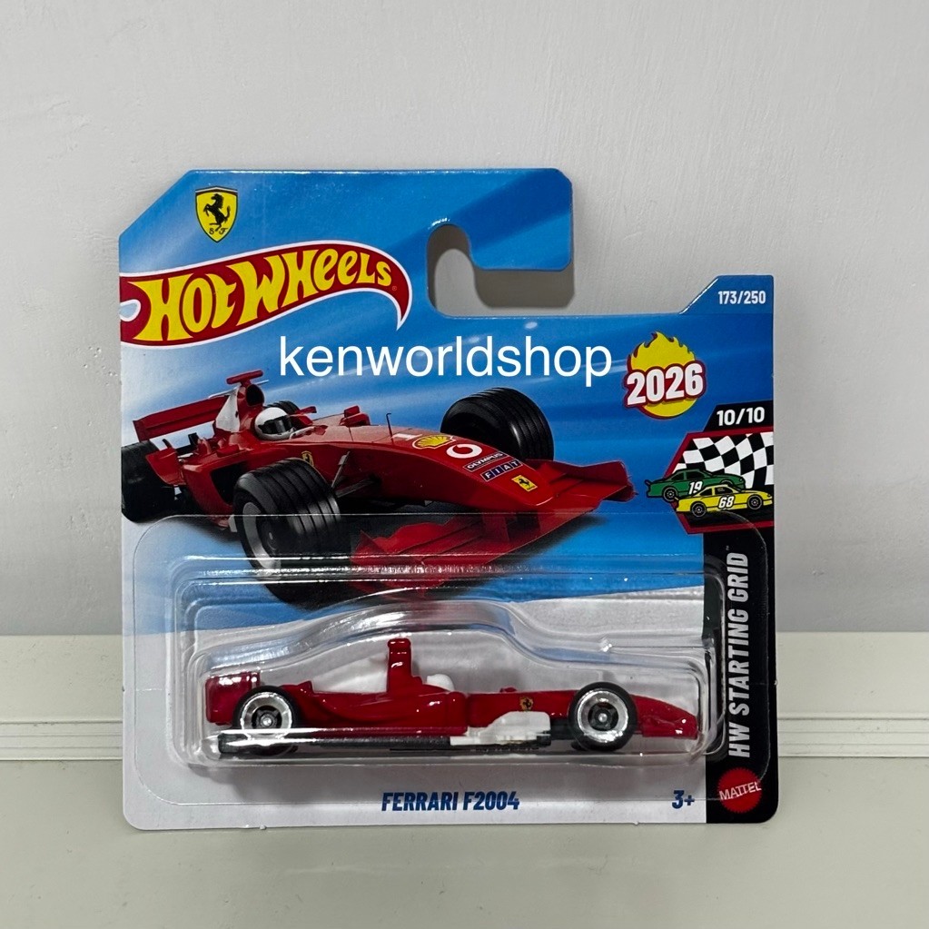 Hot Wheels Ferrari F2004 (Short Card)