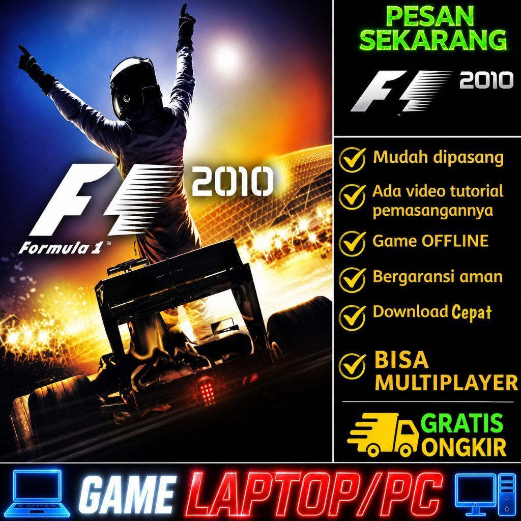F1 2010 (FORMULA 1 2010) - GAME LAPTOP/PC - GAME OFFLINE