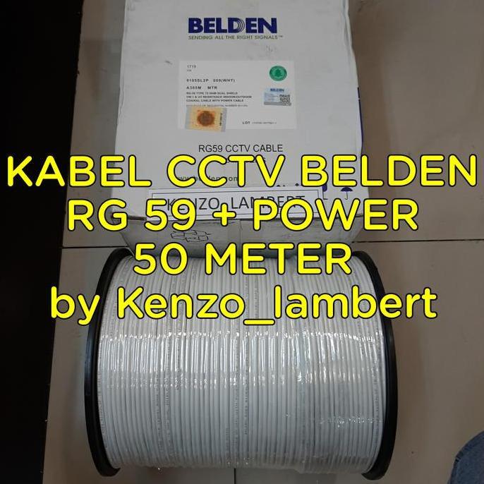 Kabel CCTV RG59 BELDEN 50meter / belden cctv / rg 59