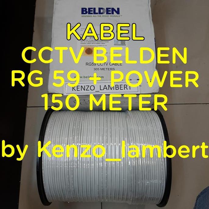 Kabel CCTV RG59 BELDEN 150meter / belden cctv / rg 59