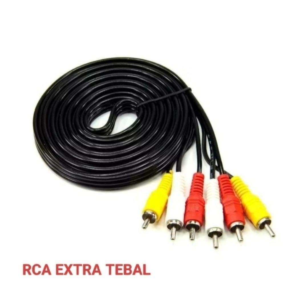 kabel RCA STB kaonsat hd 899 cable rca 3-3 untuk set top box kaonsat hd899