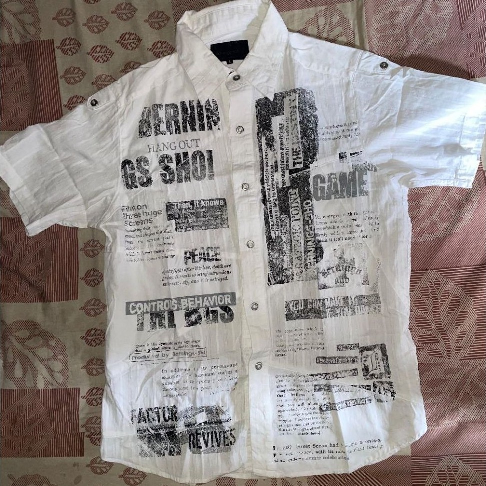 Poem tee japanese brand Bernings Sho