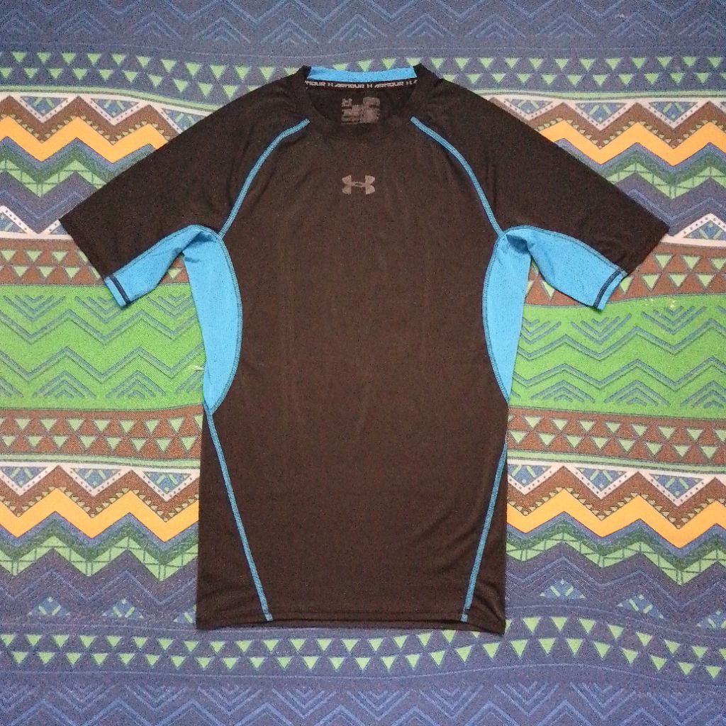 Under Armour Compression Hitam Biru