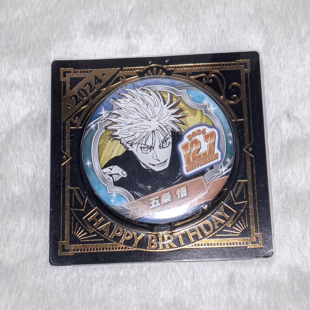 Jujutsu Kaisen Can Badge Gojo Satoru Birthday 2024