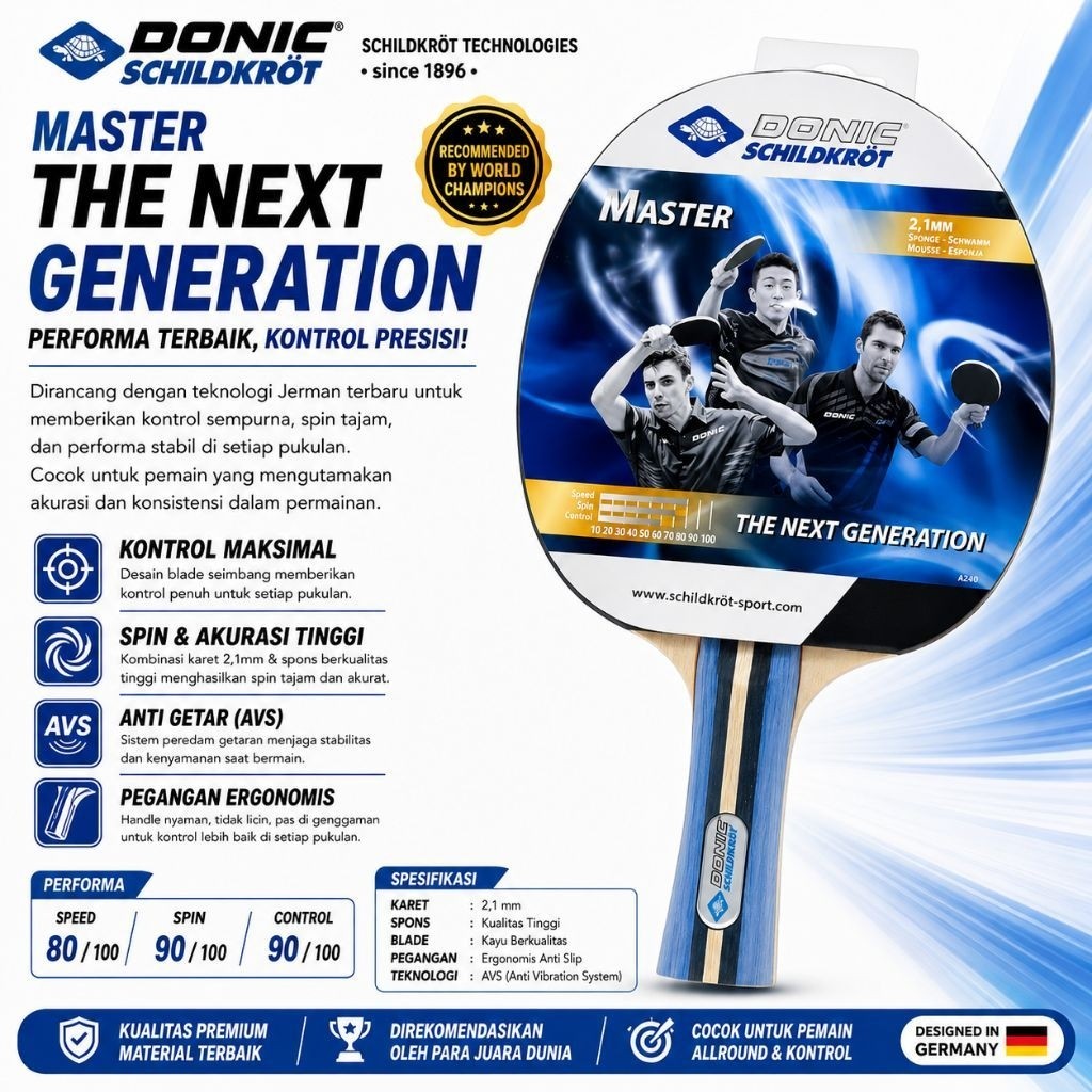 bet pingpong/tenis meja schildkrot master berkualitas semi carbon attack power spin original murahh%