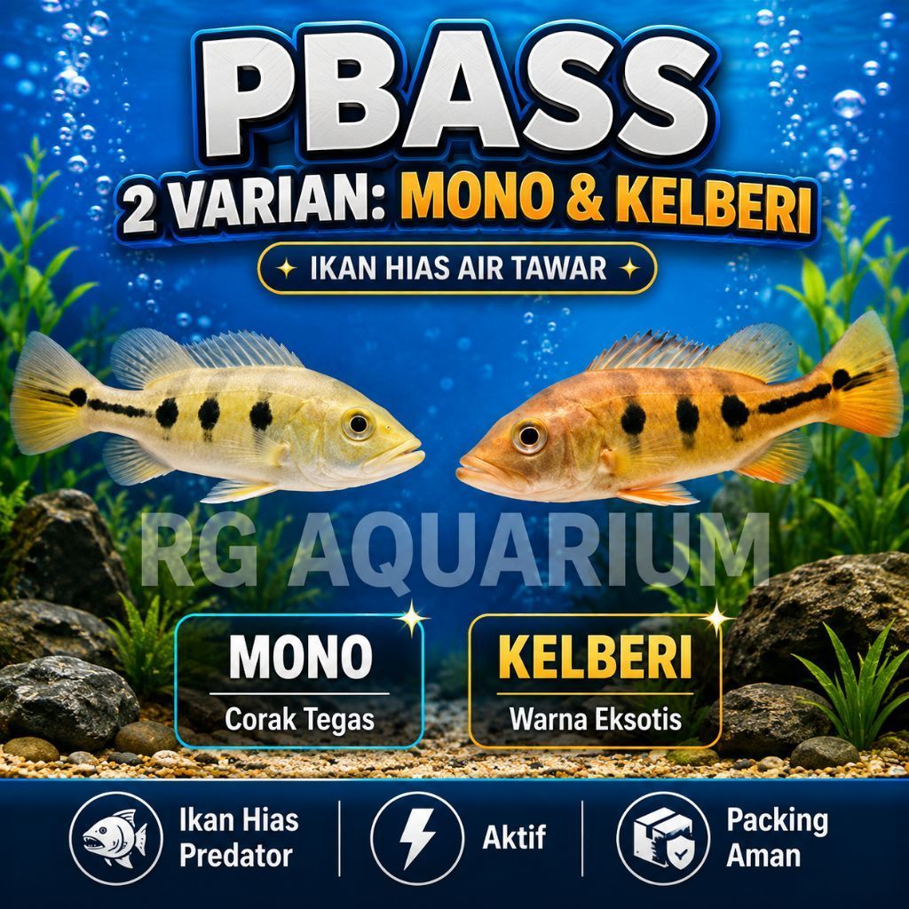 pbass mono dan kelberi size 9-10cm