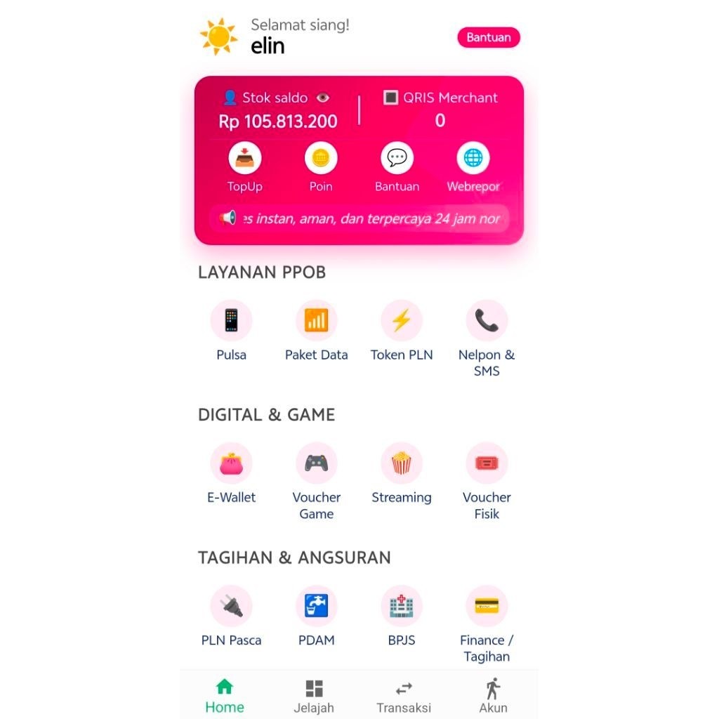 script html home bukaolshop ui2