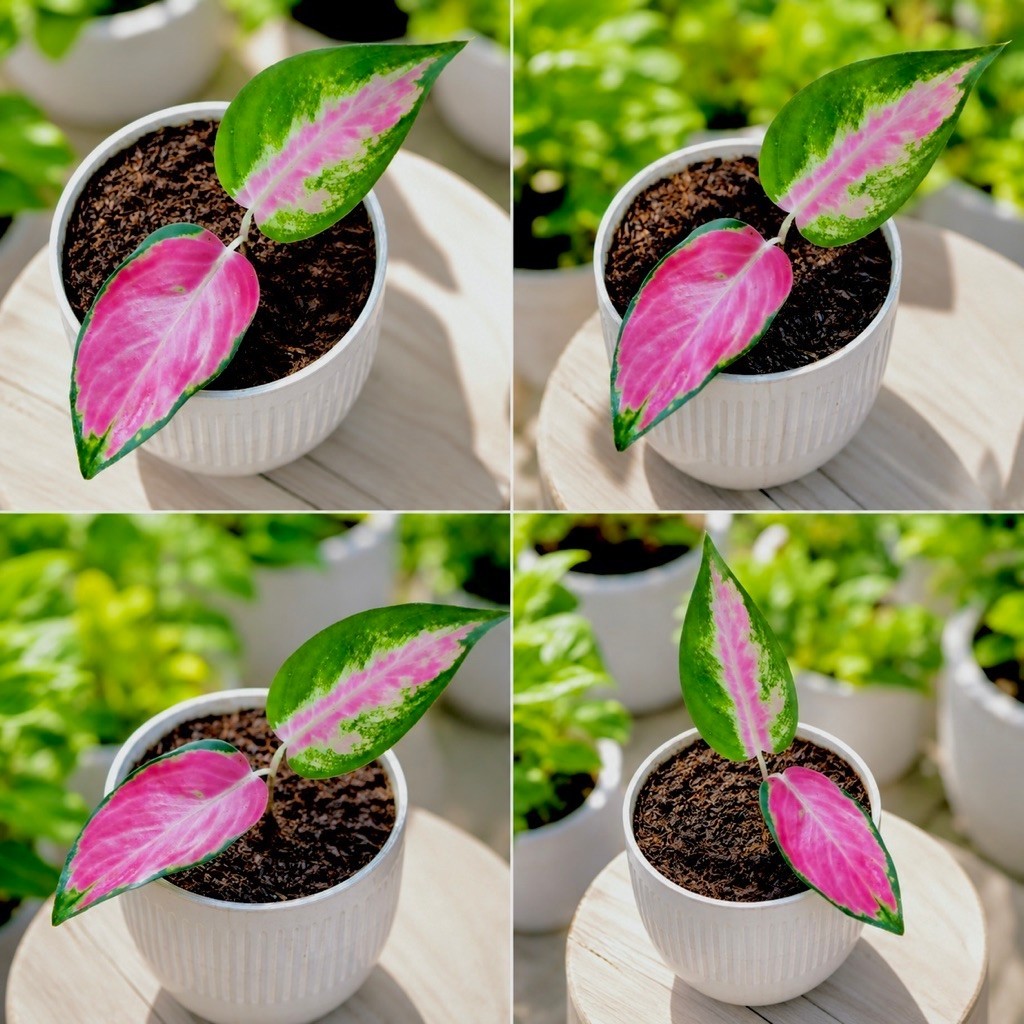 Aglonema Kochin Daun 2 - Red Kochin - Kochin Murah - Baby Kochin