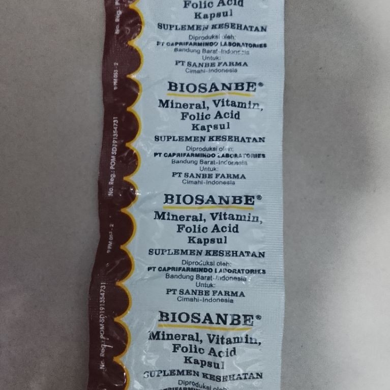 vitamin biosanbe jual perstrip