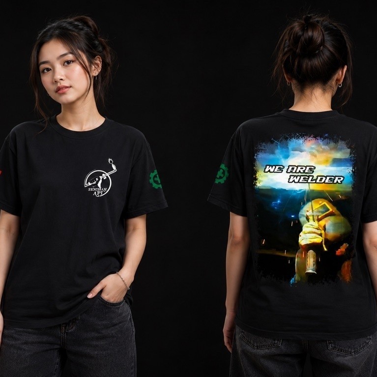 kaos welder komunitas seniman api