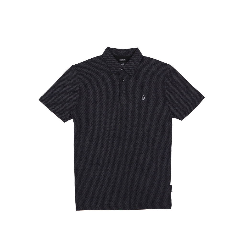 VOLCOM - MPL SAUBERN SHORT SLEEVE POLO BLACK