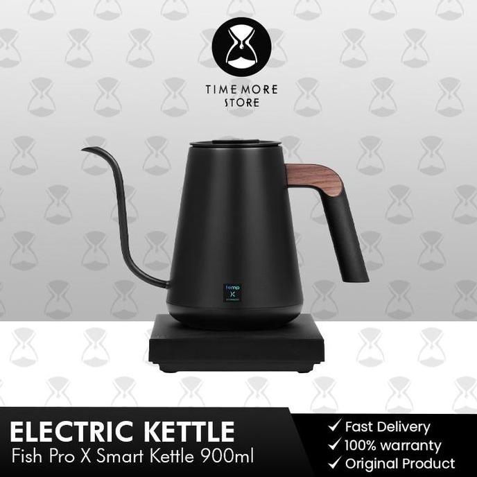 Timemore Fish Smart Pro Electric Coffee Kettle 900Ml Teko Kopi Listrik