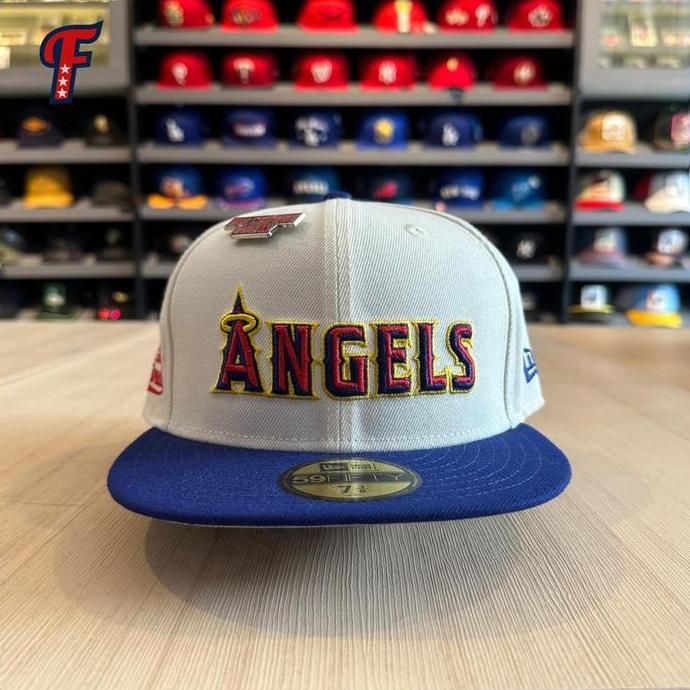 Topi New Era LA Angels Big League Chew Collab 59FIFTY Fitted Hat Original LAD