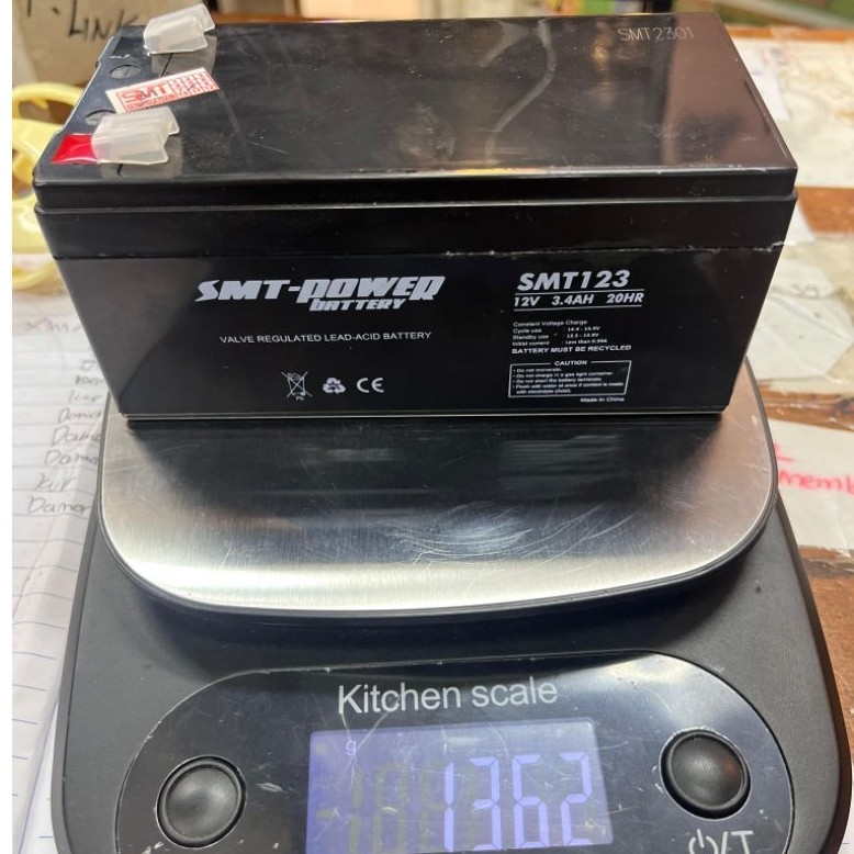 Baterai Aki SMT-POWER 12V 3.4AH 20HR