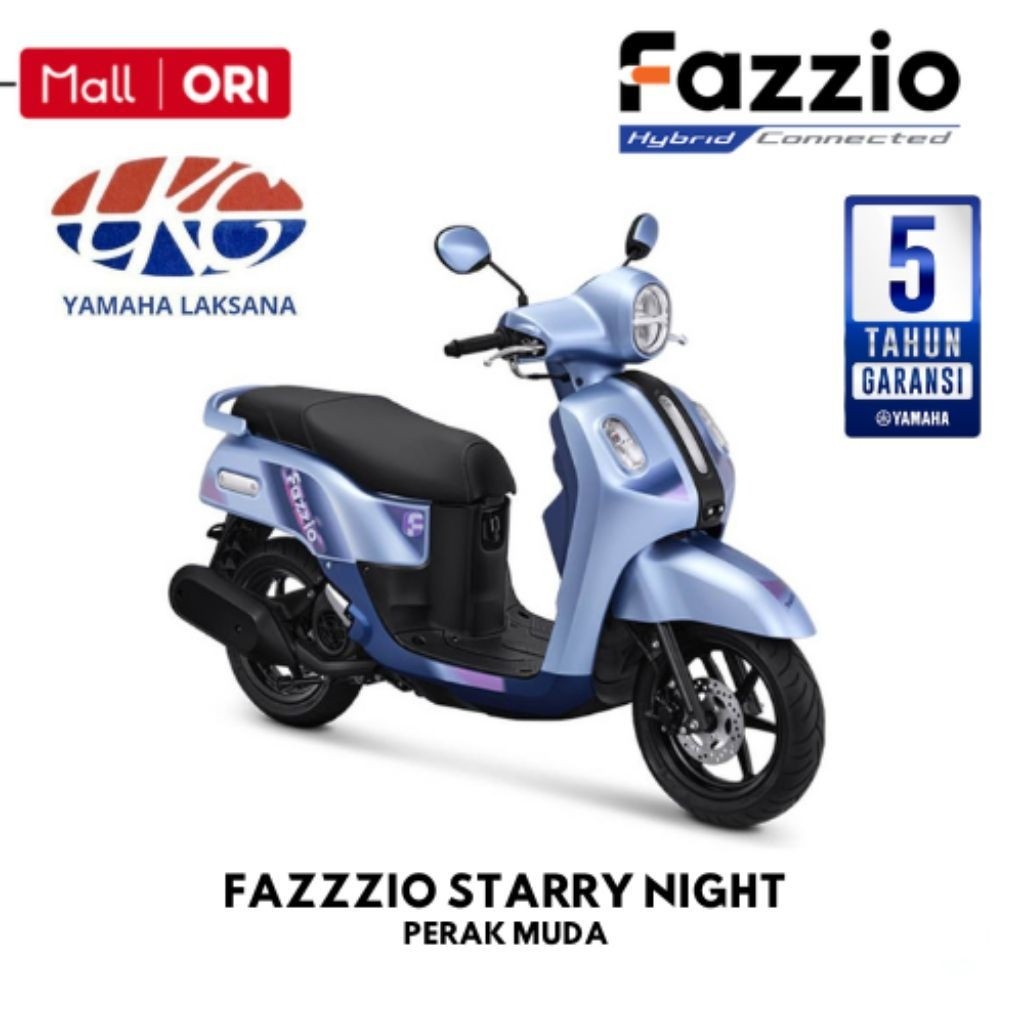 Sepeda Motor Yamaha Fazzio Stary Night (LINK CICILAN MOTOR BY SPALATER)