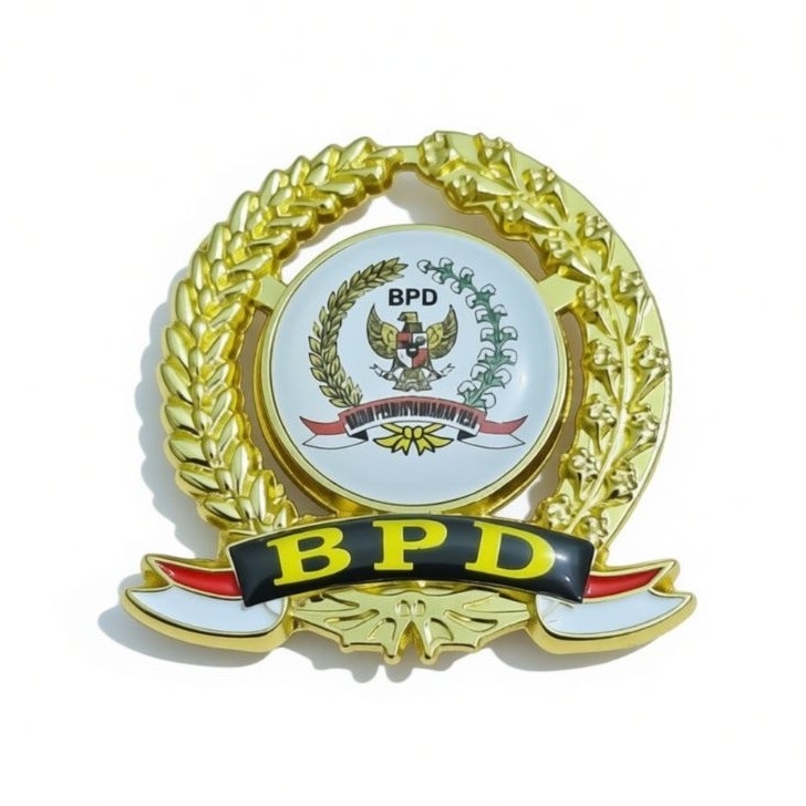 PIN BPD LOGO TERBARU MODEL PREMIUM / LENCANA BPD DESA