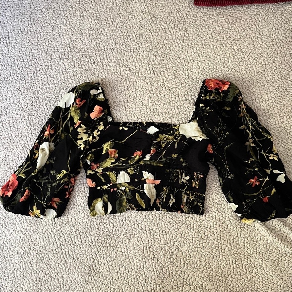 Floral Crop Top H&M