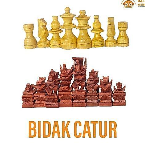 +%+%+%] Bidak Catur Bali/Pion Catur Bali/Bidak Nasional/Bidak Catur Kayu