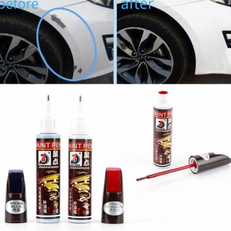 ORIGINAL Black Matte Hitam Doff Spidol Cat Mobil Motor Penghilang Lecet Baret