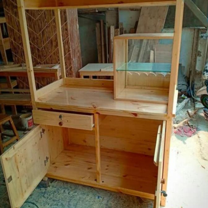 Terlaris Booth Murah / Booth Jualan Makanan / Booth Resto / Booth Kayu