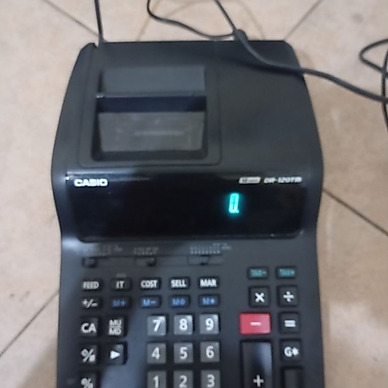 Kalkulator Casio DR 120TM Printer Struk Kasir