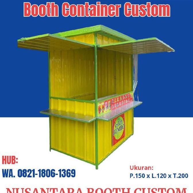 Terlaris Booth Container Jualan Booth Container Custom Umkm Murah Booth Container Cafe Mini Siap Pak