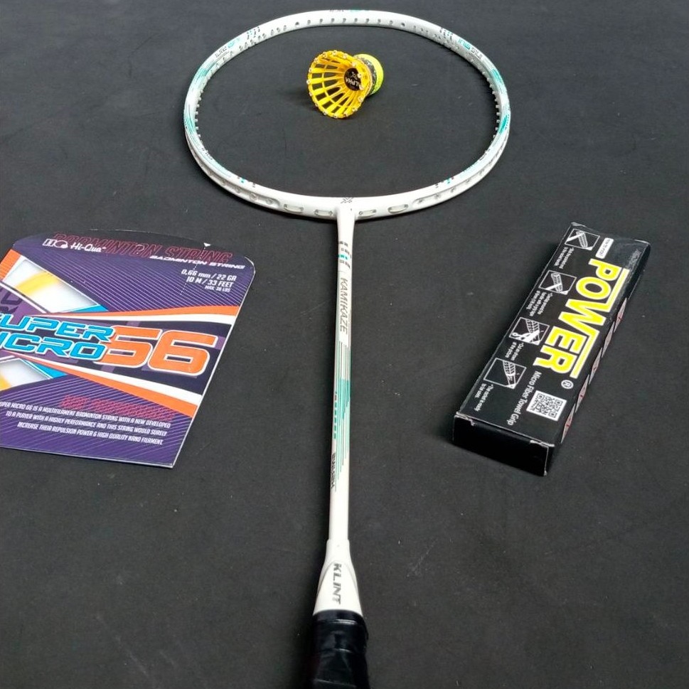 Raket badminton bekas second original klint kamikaze
