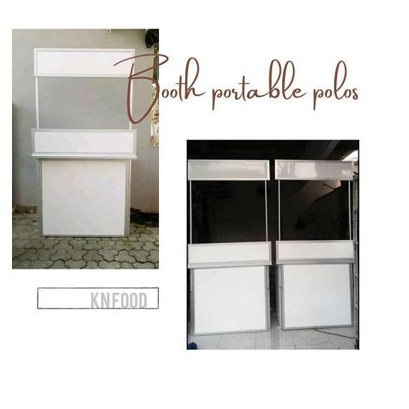 Terlaris Booth Portable Size Besar/Booth Knock Down Free Penghalang Depan