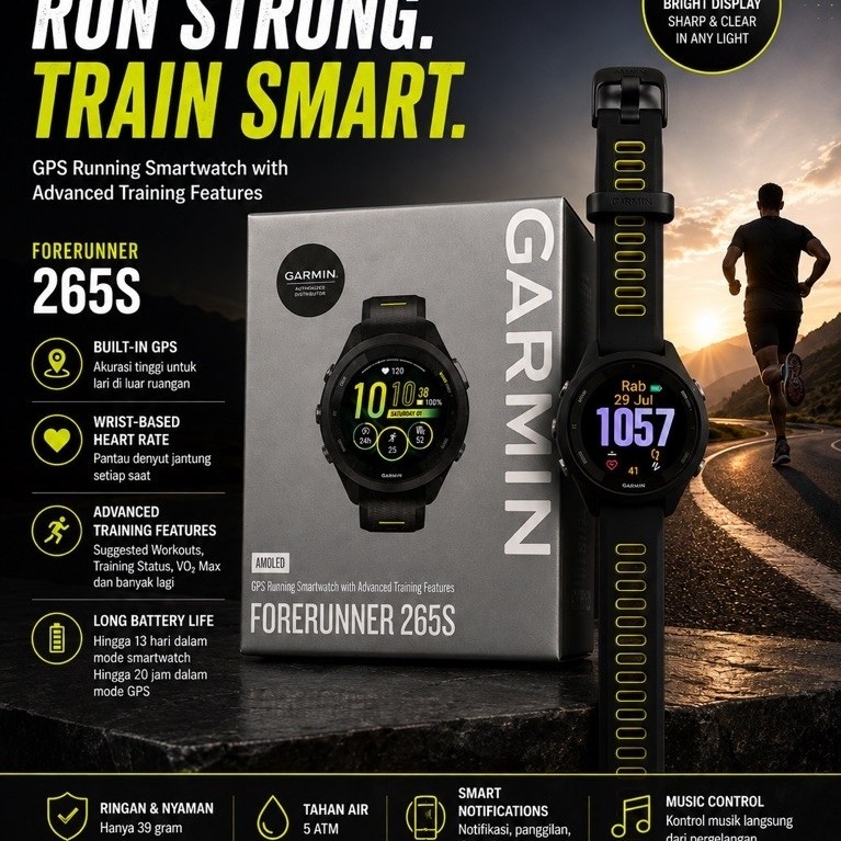 SMARTWATCH  GARMIN FORRUNNER 265S