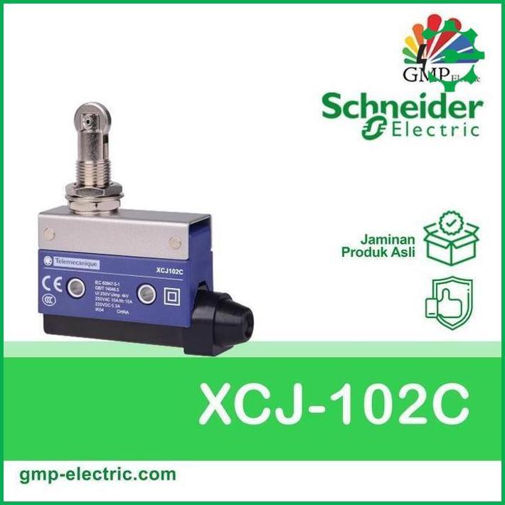 Limit Switch Schneider Xcj102C Steel Roller Plunger F/ Lateral Cam App Terbaru