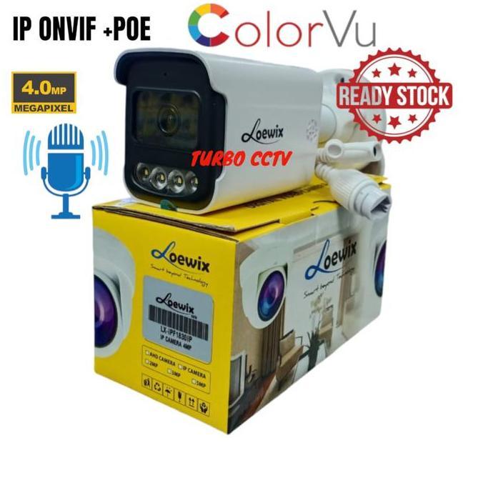 Espio - Ip Camera Cctv Indoor Outdoor Loewix Asli 4Mp Poe Full Color Audio