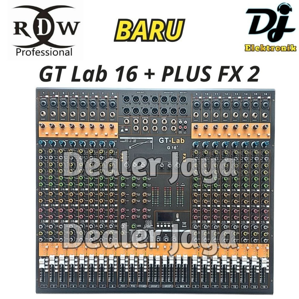GT LAB 16 Gen 2 - Mixer Analog (16 channel) GT16 / G16² RDW