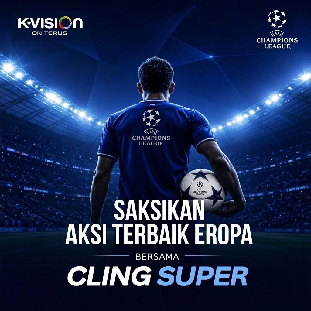 Voucher Paket K-Vision Cling Super 180 / 360 hari K Vision