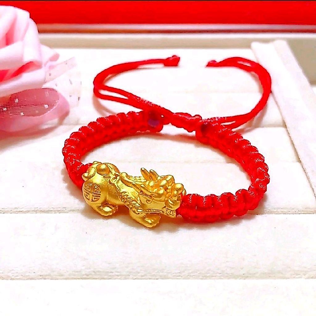 Gelang Pixiu Tali Kepang Gelang Pixiu Naga Gelang Keberuntungan
