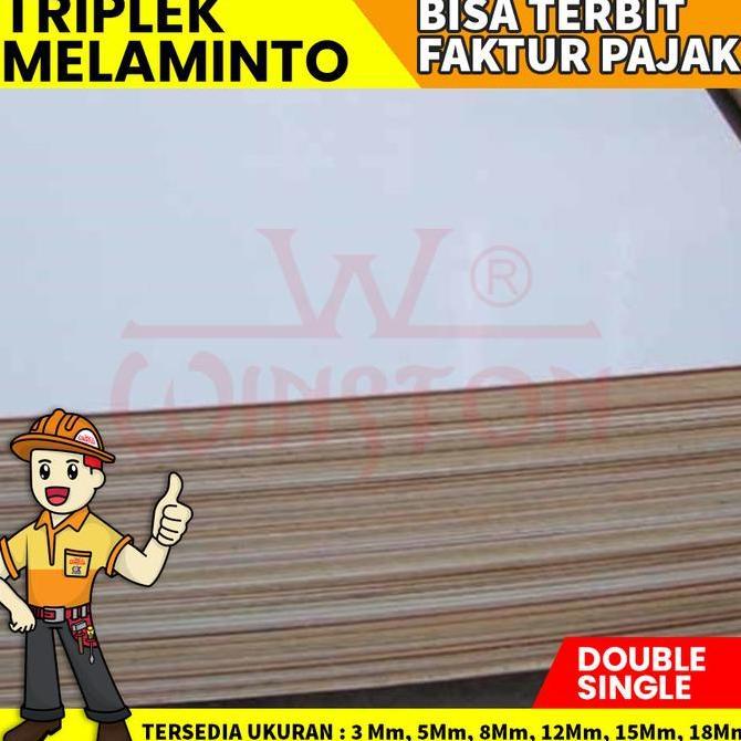 Triplek MelamiTriplek Melamin 6MM 9MM 12MM 18MM 1MUKA Doff single face