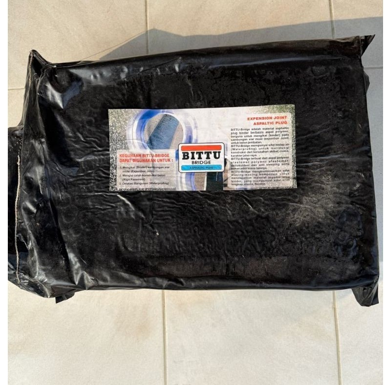 BITTU Bridge Expansion Joint Asphaltic Plug segmen jembatan aspal hitam