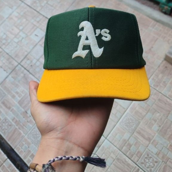 Topi Vintage MLB A's Euro Cap