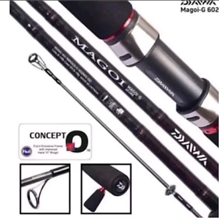 TERLARIS Joran DAIWA MAGOI G 602-MS (6-14lbs) dan 602-MHS (8-20lbs)