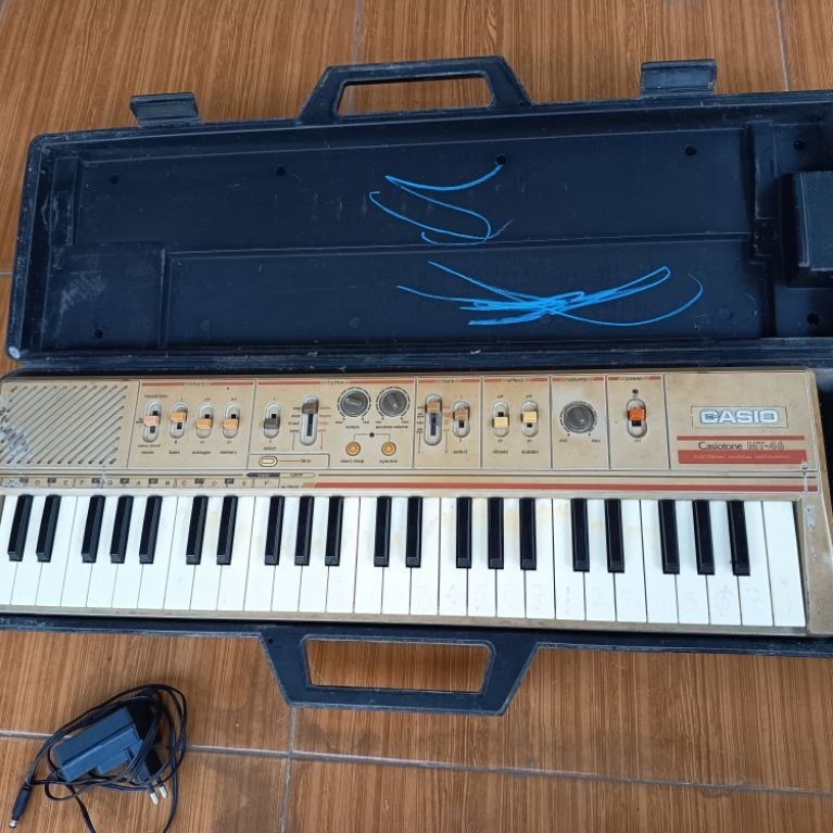 alat musik keyboard casio mt46, bekas normal pemakaian pribadi