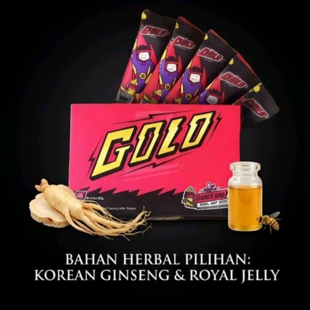 Privasi 1 Sachet GOLO Ginseng Drink Madu