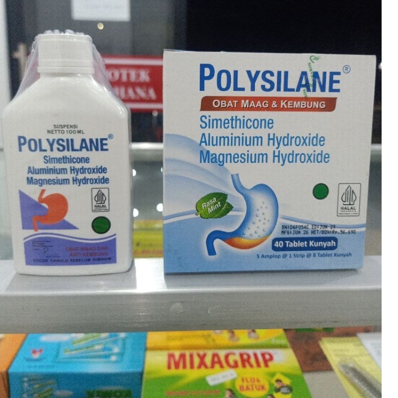 polysilane tablet dan polysilane susp