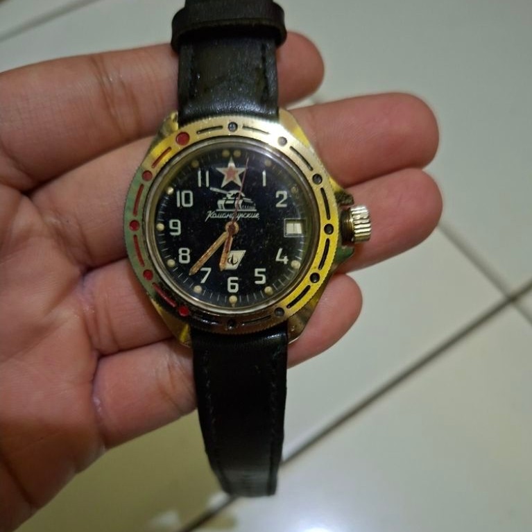 Jam Russia Jam Tangan Vostok Comandirskie Rusia 1965