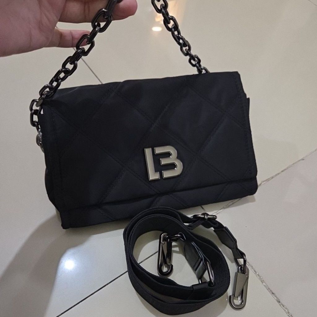 Tas BIM MBBAY YLOLAA ( Black ) Tas nylon Bimmba/Tas selempang Bimba/tas Bimbaay Lola/tas bimba/tas b