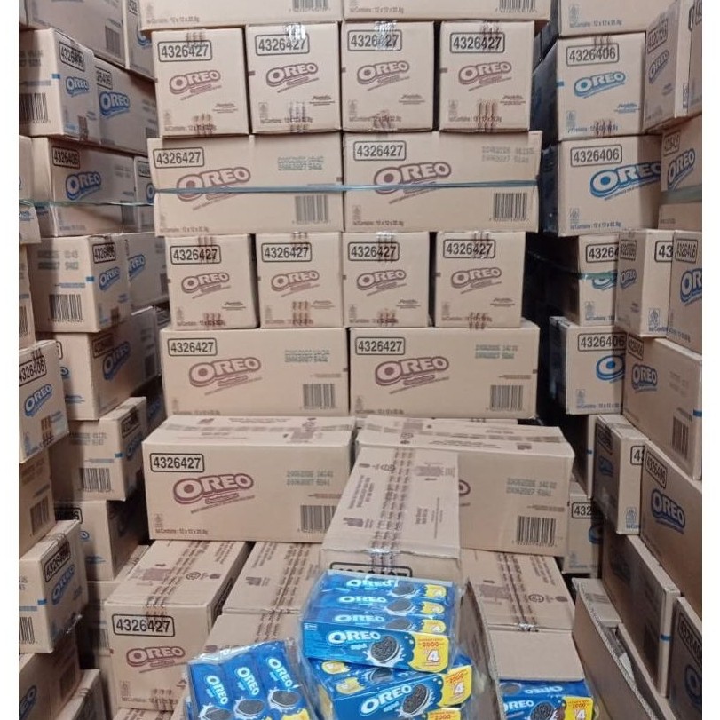 oreo biskuit  isi 4 / LUP 35gr 1 dus(12 pc x 12 pak)